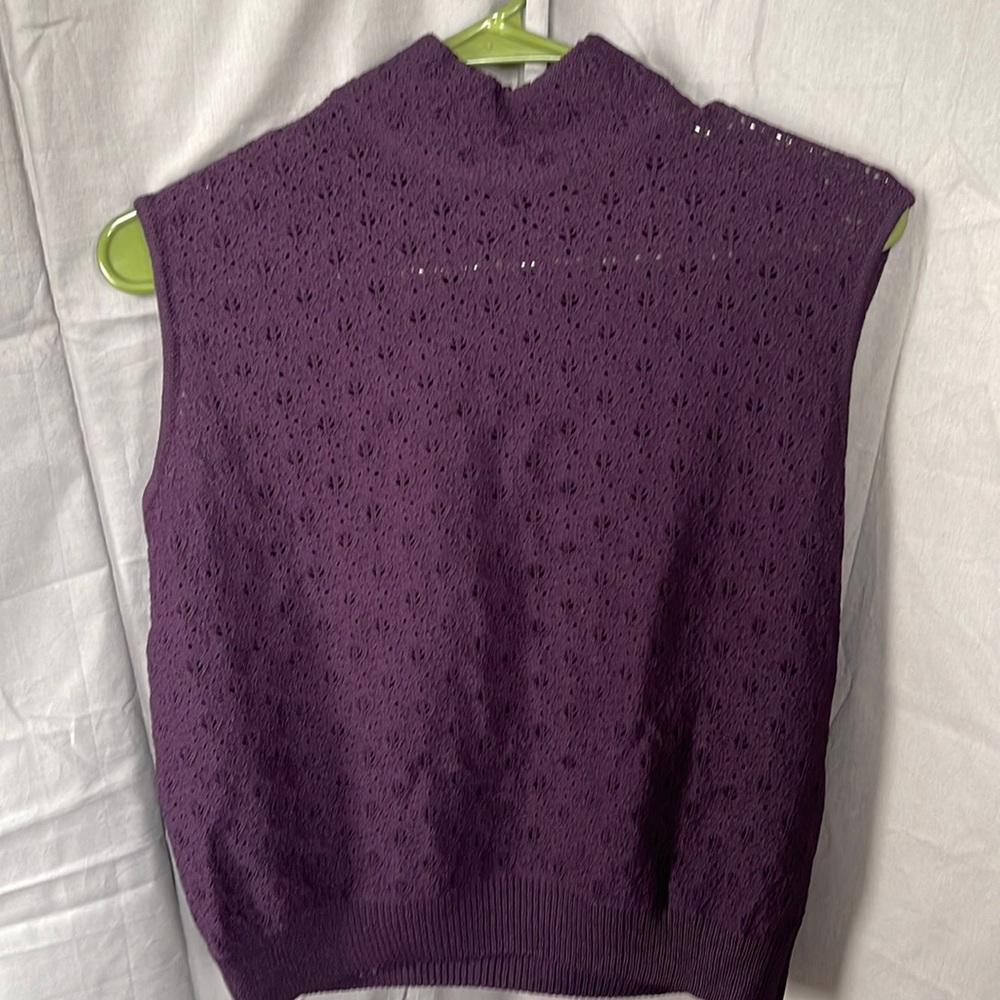 Salvatore Ferragamo dinner tank w/ shoulder zipper